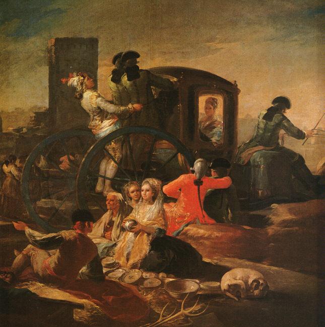 Francisco de Goya The Pottery Vendor Sweden oil painting art
